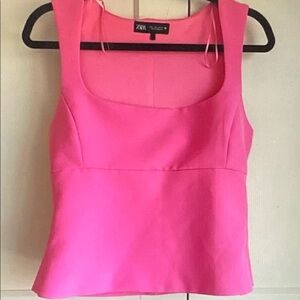Zara Vibrant Pink Camisole Top